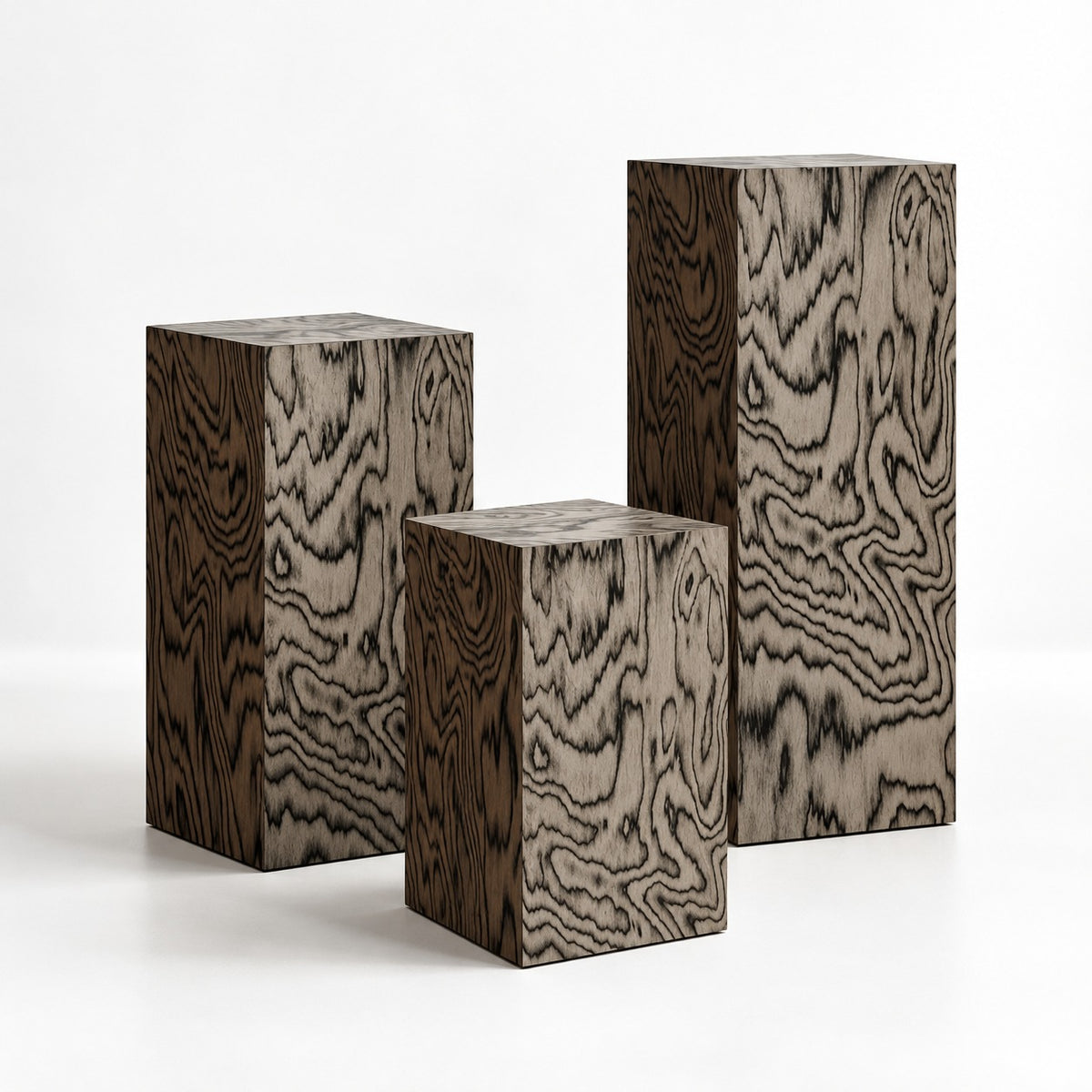 Ripple Woodgrain Pedestal
