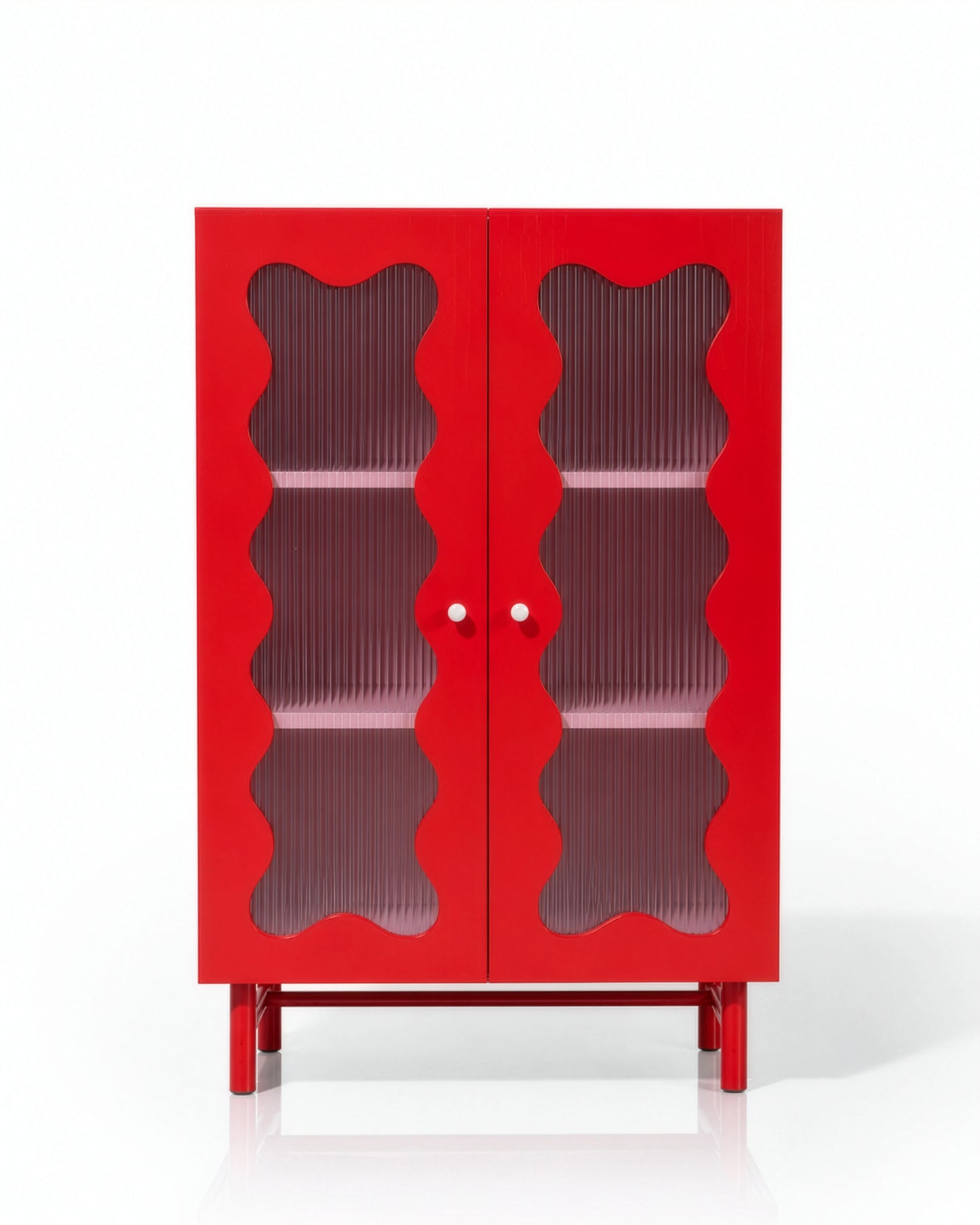 Wave Glass Cabinet