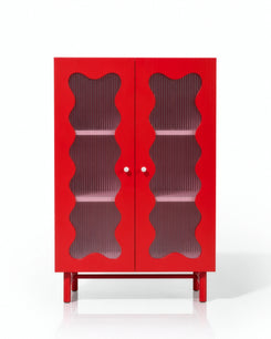 Wave Glass Cabinet