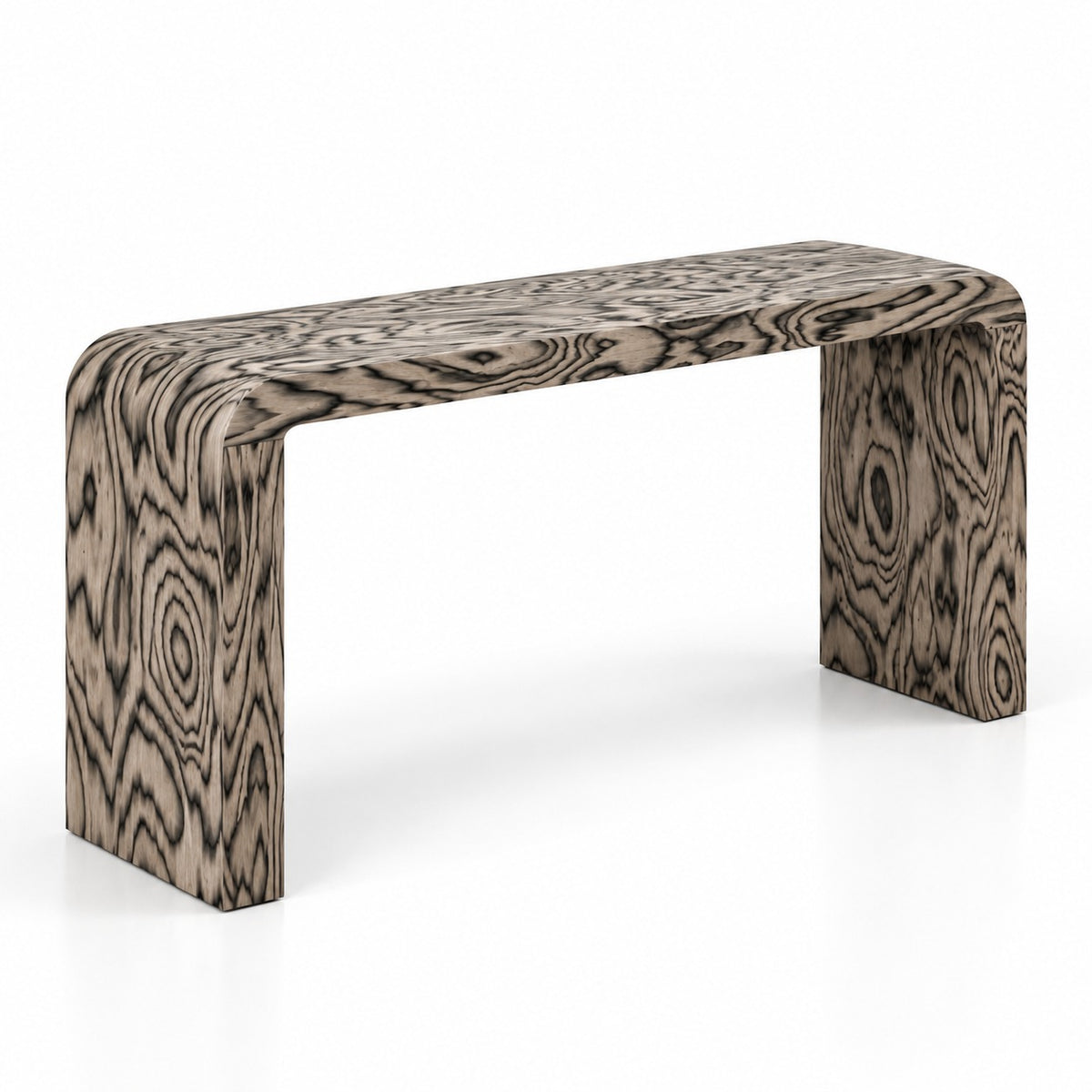 Ripple Woodgrain Console Table